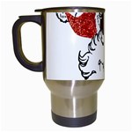 sequin African santa claus Travel Mug (White)