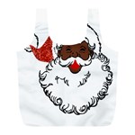 sequin African santa claus Full Print Recycle Bag (L)