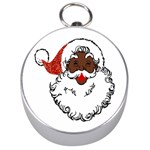 sequin African santa claus Silver Compass