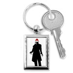 santa nosferatu Key Chain (Rectangle)