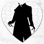 santa nosferatu Jigsaw Puzzle (Heart)