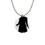 santa nosferatu 1  Button Necklace