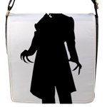 santa nosferatu Flap Closure Messenger Bag (S)