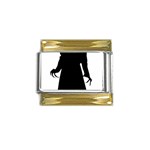 santa nosferatu Gold Trim Italian Charm (9mm)