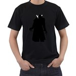 santa nosferatu Men s T-Shirt (Black)