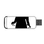 santa nosferatu Portable USB Flash (One Side)