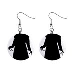 santa nosferatu 1  Button Earrings