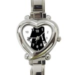 santa nosferatu Heart Italian Charm Watch