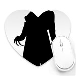 santa nosferatu Heart Mousepad