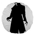 santa nosferatu Large 18  Premium Flano Round Cushion 