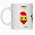 Xmas Emoji Happy Faces White Mug