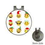 Xmas Emoji Happy Faces Golf Ball Marker Hat Clip