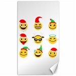 Xmas Emoji Happy Faces Canvas 40  x 72 