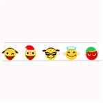 Xmas Emoji Happy Faces Small Bar Mat