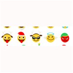 Xmas Emoji Happy Faces Large Bar Mat