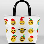 Xmas Emoji Happy Faces Bucket Bag