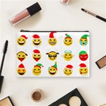 Xmas Emoji Happy Faces Cosmetic Bag (Medium)