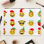 Xmas Emoji Happy Faces Cosmetic Bag (XL)