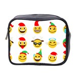 Xmas Emoji Happy Faces Mini Toiletries Bag (Two Sides)