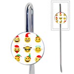 Xmas Emoji Happy Faces Book Mark