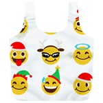 Xmas Emoji Happy Faces Full Print Recycle Bag (XL)