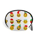 Xmas Emoji Happy Faces Accessory Pouch (Small)