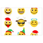 Xmas Emoji Happy Faces Samsung Galaxy Note 4 Case (Black)