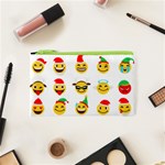 Xmas Emoji Happy Faces Cosmetic Bag (XS)