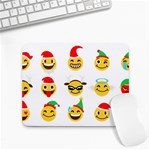 Xmas Emoji Happy Faces Small Mousepad