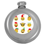 Xmas Emoji Happy Faces Hip Flask (5 oz)