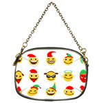 Xmas Emoji Happy Faces Chain Purse (One Side)