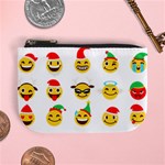 Xmas Emoji Happy Faces Mini Coin Purse