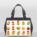 Xmas Emoji Happy Faces Oversize Office Handbag