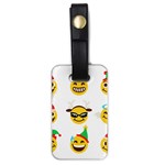 Xmas Emoji Happy Faces Luggage Tag (one side)