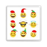 Xmas Emoji Happy Faces Memory Card Reader (Square)