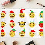 Xmas Emoji Happy Faces Cosmetic Bag (XXL)