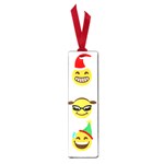 Xmas Emoji Happy Faces Small Book Mark