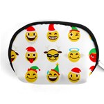 Xmas Emoji Happy Faces Accessory Pouch (Medium)