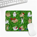 xmas sloth  Small Mousepad