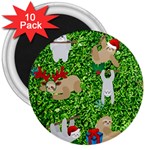 xmas sloth  3  Magnet (10 pack)