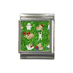 xmas sloth  Italian Charm (13mm)