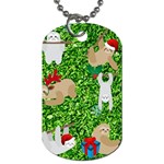 xmas sloth  Dog Tag (One Side)