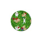 xmas sloth  Golf Ball Marker (4 pack)