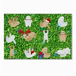 xmas sloth  Postcard 4 x 6  (Pkg of 10)