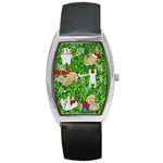 xmas sloth  Barrel Style Metal Watch