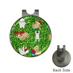 xmas sloth  Golf Ball Marker Hat Clip