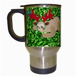 xmas sloth  Travel Mug (White)