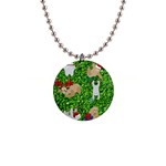 xmas sloth  1  Button Necklace