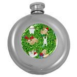 xmas sloth  Hip Flask (5 oz)