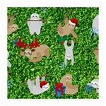 xmas sloth  Medium Glasses Cloth (2 Sides)